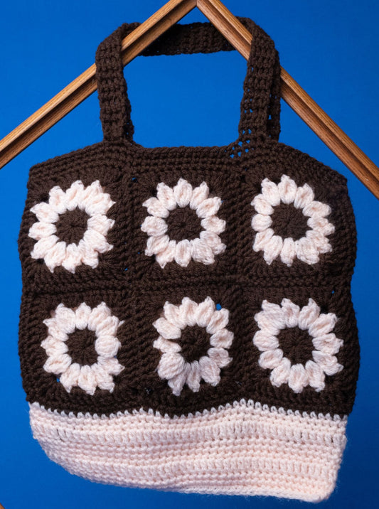 Pink Flower Mini Tote